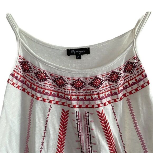 Lily Morgan Women's Creme Tank Top US Large - Picture 3 of 7